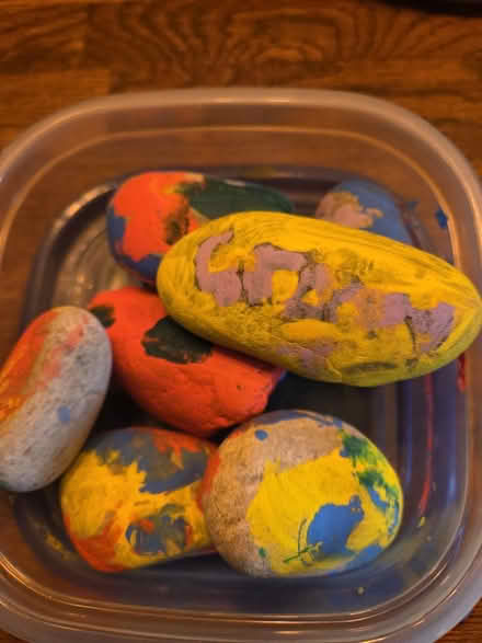Photo of free 7 large pebbles (Lightwood ST3) #1