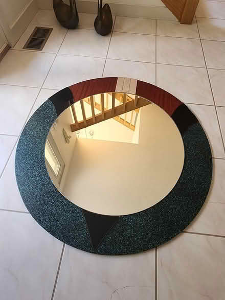 Photo of free 36" Round mirror (Near Framingham country club) #2