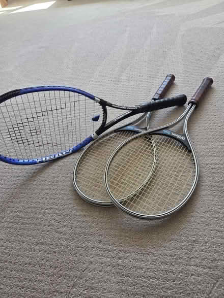 Photo of free 3 tennis rackets (McLean, Chesterbrook Woods) #1