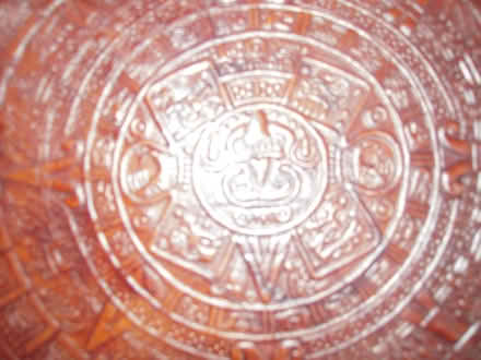 Photo of free Mexican leather topped stool (Maidenhead SL6) #1