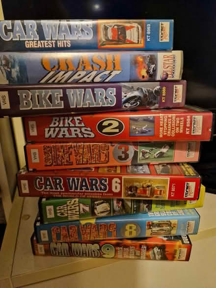 Photo of free VHS videos, car wars, bike wars (Uxbridge UB10) #1