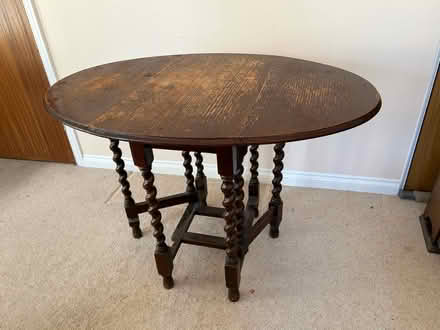Photo of free Small two leaf folding table (Parish of Fulbourn CB1) #2
