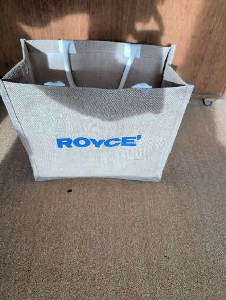 Photo of free Hessian bag, with further Royce brand packaging (Prince William Court CB4) #1