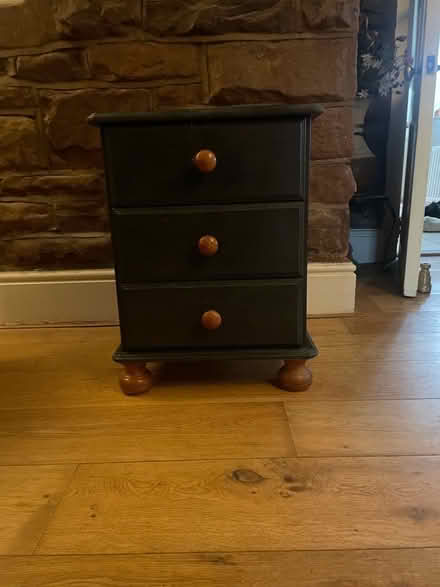 Photo of free 3 drawer bedside chest (Scotby CA4) #1