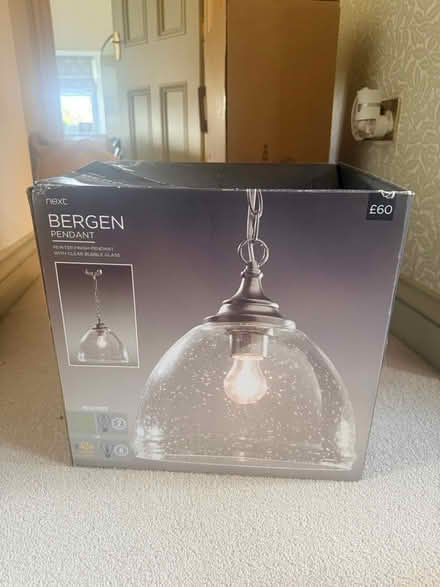 Photo of free Next ceiling lamp in box (Bedlington NE22) #1