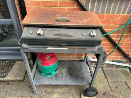 Photo of free Hot plate gas BBQ & trolley (GU5 Gomshall) #1