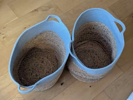 Photo of free Woven storage baskets (Battle RG30) #1