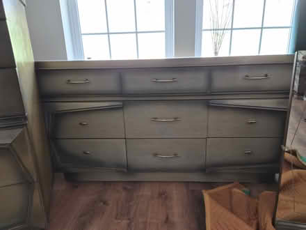 Photo of free Vintage dresser set w/mirror (17322 Felton) #1