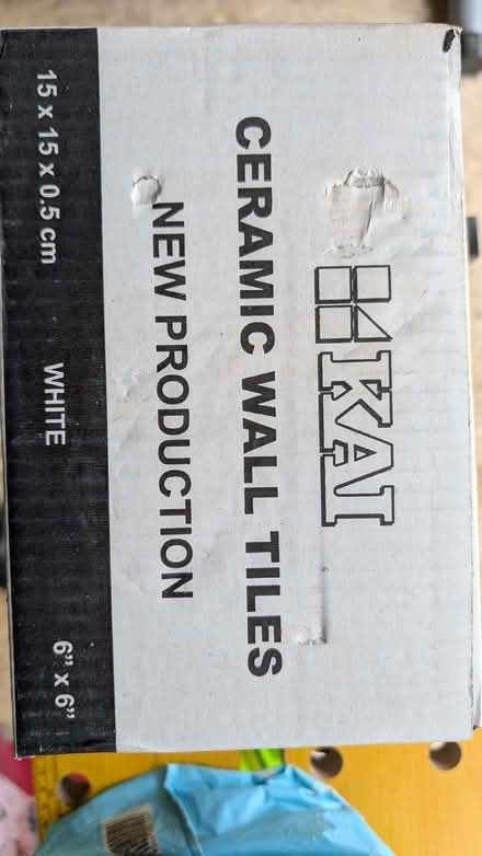 Photo of free White 6x6 tiles (Doffcocker BL1) #1