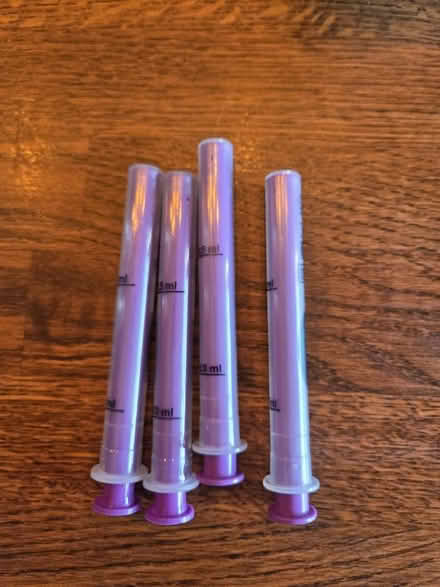 Photo of free 4 x calpol syringes (Lightwood ST3) #1