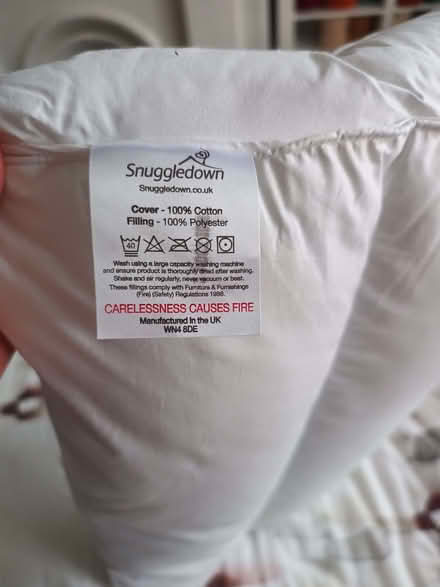 Photo of free Double duvet with two pillows (Stoke Hill EX4) #3