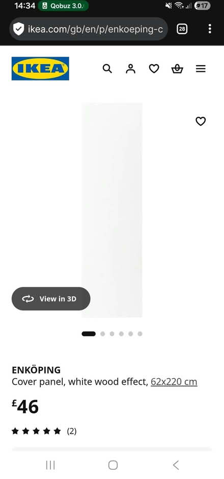 Photo of free Ikea cover panel (Lochend EH7) #1