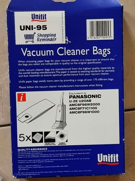 Photo of free Vacuum Cleaner Bags (Warsash SO31) #2