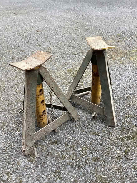 Photo of free Axle stands (Old Whittington S41) #2