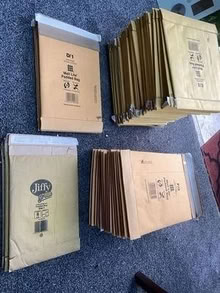 Photo of Used jiffy envelopes and mailing bags (Far Headingley LS6) #1