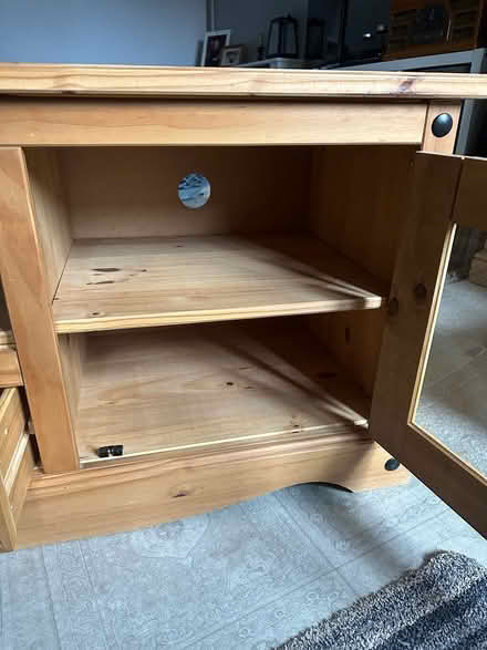 Photo of free Pine tv cabinet (Middleton DE4) #4