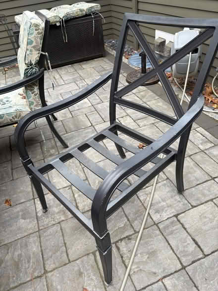 Photo of free Patio table and chairs (Wayland (near Claypit Hill)) #4
