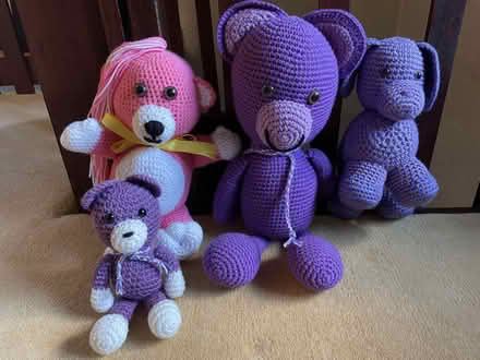 Photo of free Handmade Stuffed Toys (Whaley Thorns NG20) #2