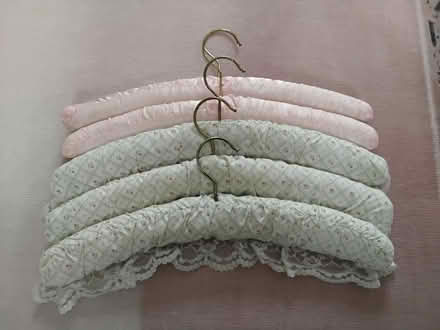 Photo of free 5 padded coat hangers (PO7) #1