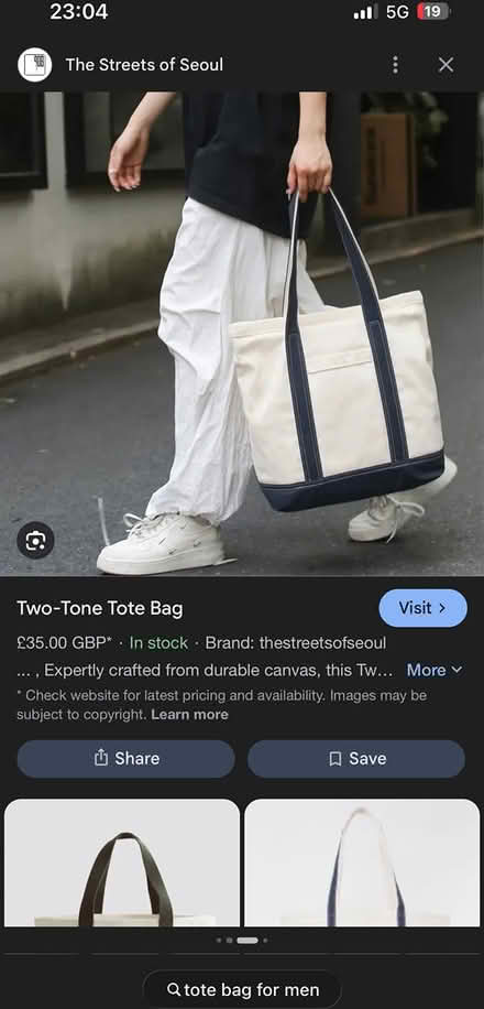 Photo of Tote bag (Dublin) #1