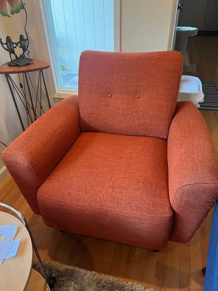Photo of free Burnt Orange Accent Chairs (Bennett Valley) #1