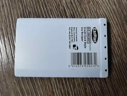 Photo of free Credit card style ice scraper - new (Lloyd Park CR0) #1