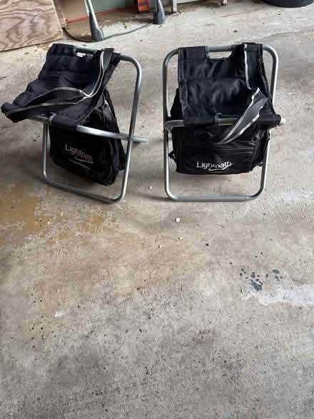 Photo of free 2 folding cooler bag seats (Danbury-west side) #1