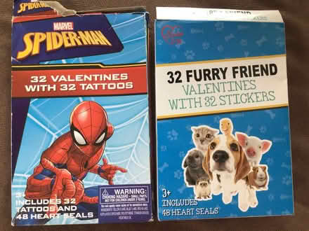 Photo of free Open boxes of kid’s valentine cards (SW Hinsdale) #1