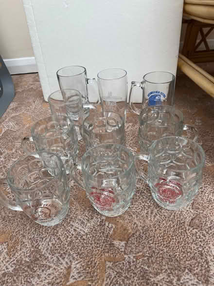 Photo of free Pint glasses, 10 (Chalkhouse Green RG4) #1