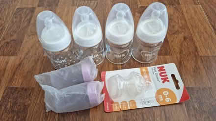 Photo of free Baby Milk bottles and teats (Wellesbourne, CV35) #1