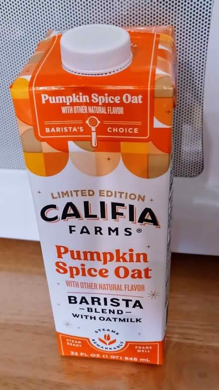 Photo of free Pumpkin Spice Oat Barista Creamer (Near West Gate Mall) #1