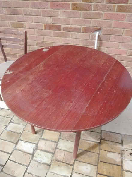 Photo of free Small table with 4 matching chairs + IKEA chairs + others (Flitwick MK45) #3