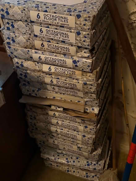 Photo of free Octagonal floor tiles (Finchampstead RG40) #2