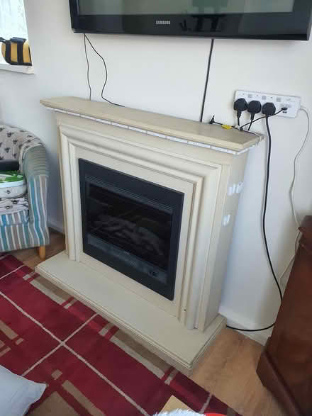 Photo of free Large electric fireplace (Bh16 5at) #1