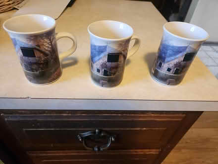 Photo of free 3 Thomas Kincaide mugs (Manville) #1