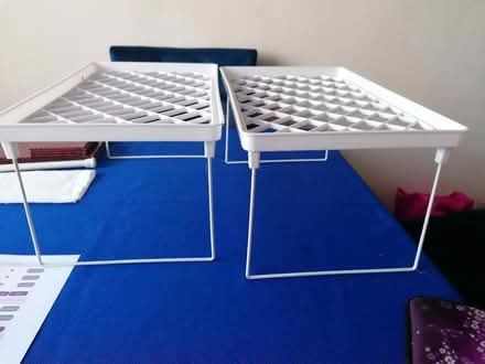 Photo of free 2 stackable storage trays (Presteigne LD8) #1