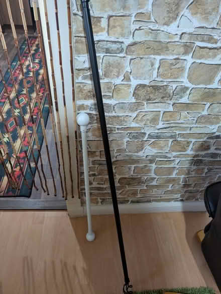 Photo of free Extendable curtain poles. White is 4 ft extended black is 6f (Blackness DD1) #1