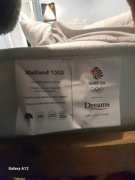 Photo of free Single pine bed frame + mattress (Fareham PO16) #3
