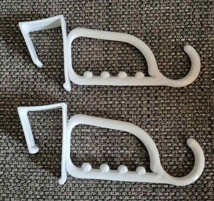 Photo of free Two White Overdoor Hangers (Handforth SK9) #1