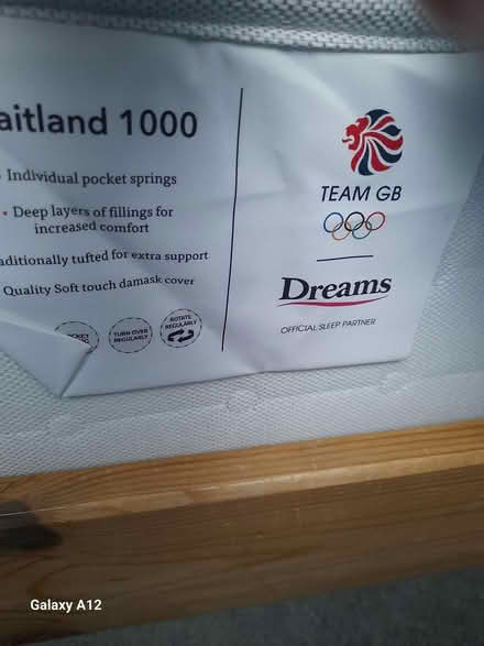 Photo of free Single pine bed frame + mattress (Fareham PO16) #1