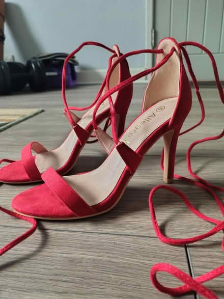 Photo of free Red Allegra K high heels sandals (Adamsdown CF24) #2