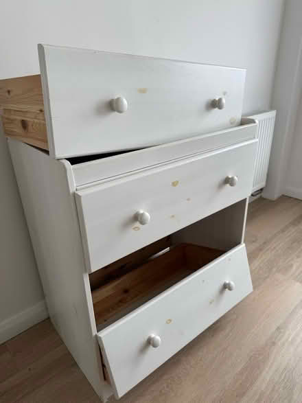 Photo of free 3 chest of drawers (Fulham Palace Rd SW6) #1