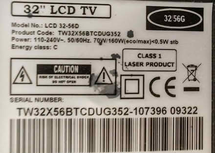 Photo of free 32 inch LED Techniks TV (Alston CA9) #3