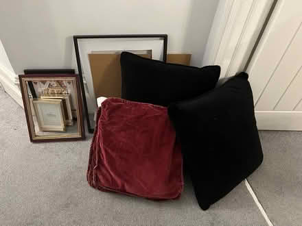 Photo of free Cushions and picture frames (N10 3SH) #1