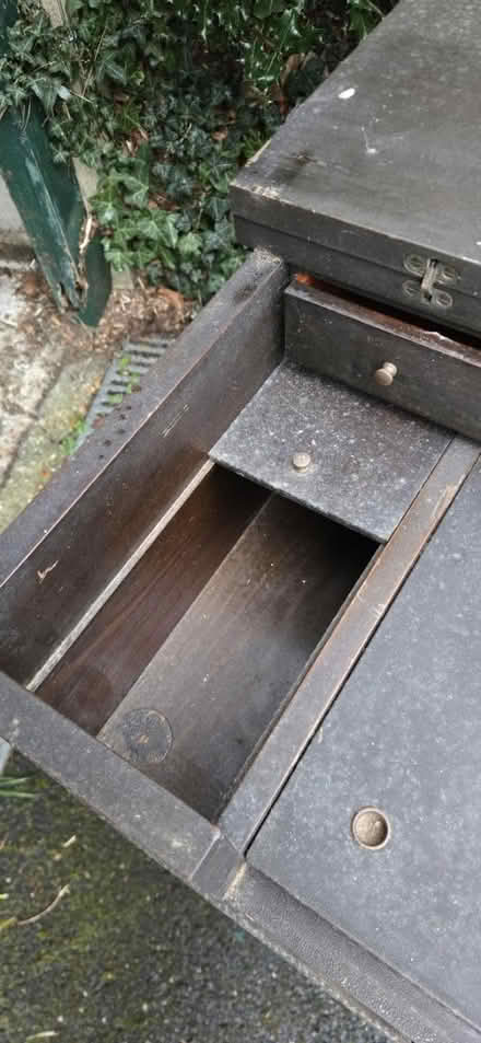 Photo of free 1920s American Mahogany Piano Desk (Christchurch BH23) #4