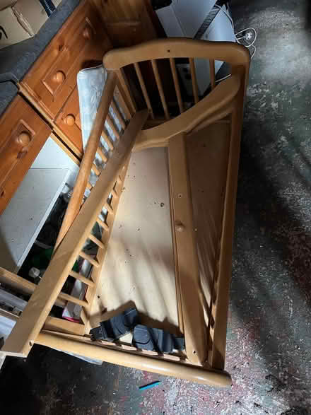 Photo of free Wooden Infant Gliding Crib (Kirkstall LS5) #1