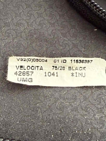 Photo of free Samsonite suitcase missing wheel (Upton Gardens) #4