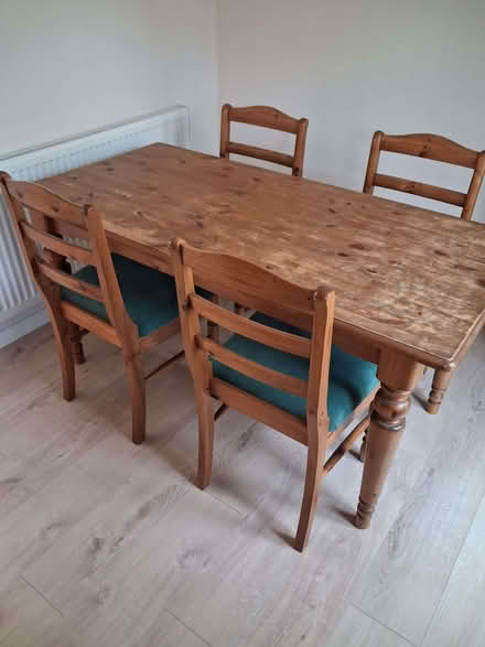 Photo of free Table & 4 chairs (Fort Pitt ME4) #1