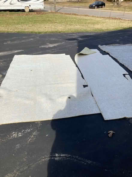 Photo of free Used Padding and carpet remnants (Winsted) #1