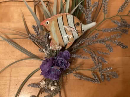 Photo of free Wall art ceramic fish in the reeds (San Carlos-El Camino near Hull) #2